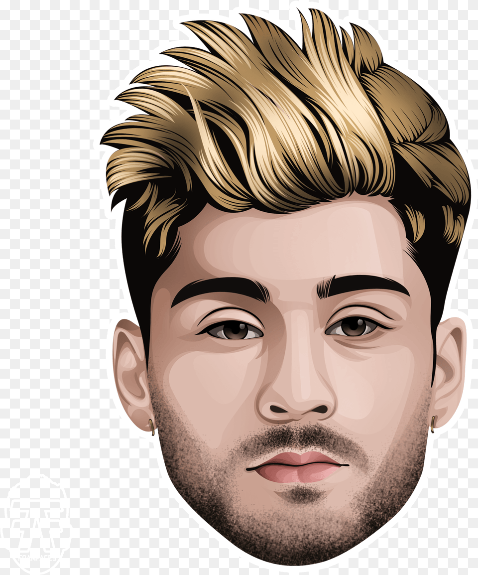 Vector Foamfaces Malik Drawing, Portrait, Photography, Person, Head Png