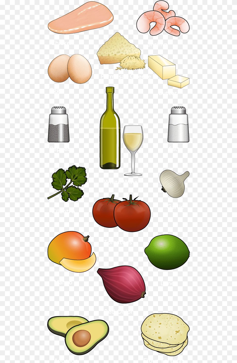 Vector Food Illustrations Illustration, Egg, Fruit, Plant, Produce Free Png Download