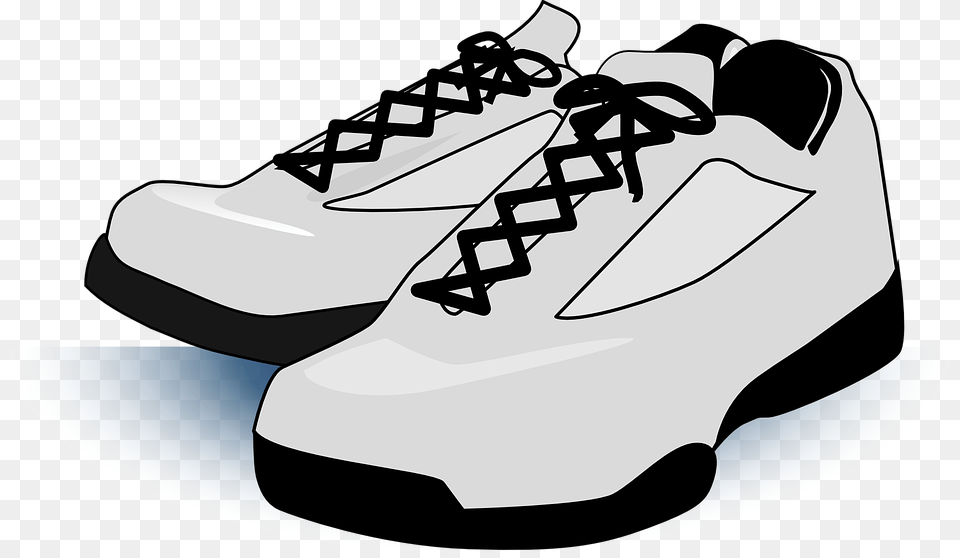 Vector Footprints Tennis Shoe Transparent Shoe Clip Art, Clothing, Footwear, Sneaker Png