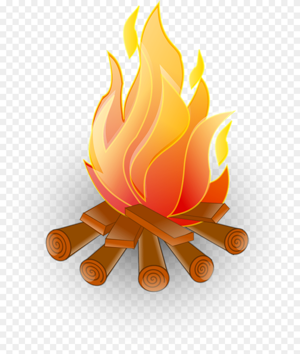 Vector Download Big Fire Clip Art, Flame, Bonfire Free Png