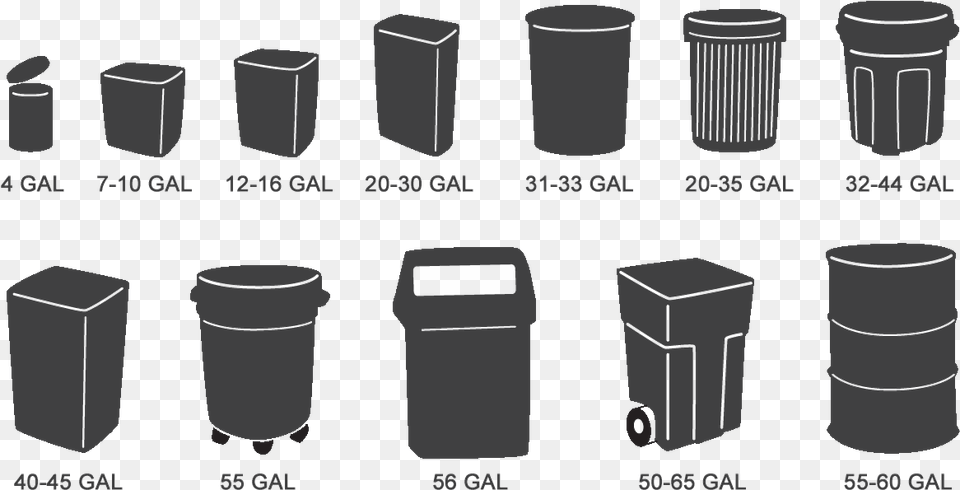 Vector Download Trash Bags Sizes Webster Ges Ftl Garbage Bag Sizes, Tin, Can, Trash Can, Mailbox Free Transparent Png