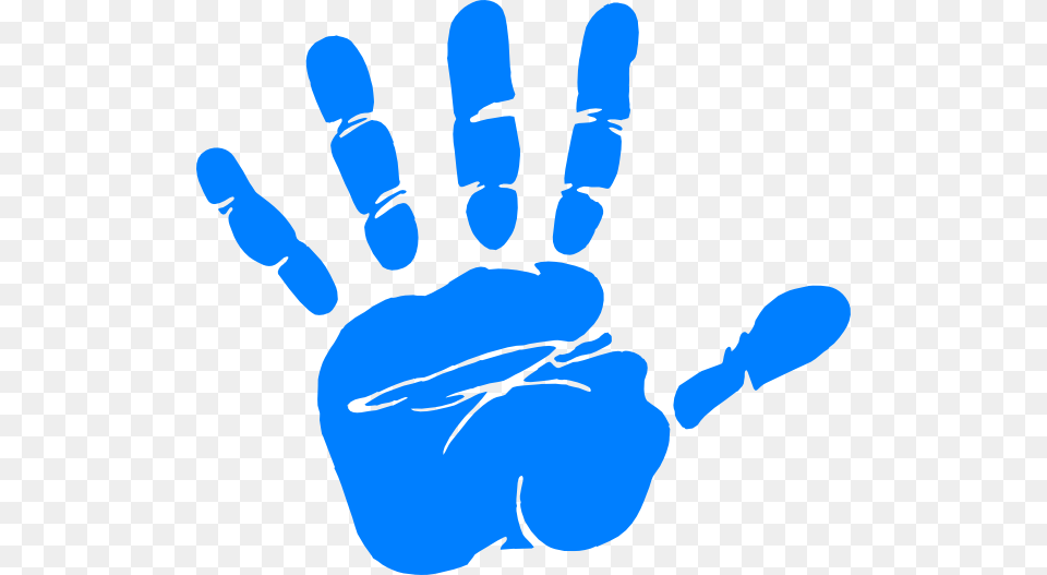 Vector Freeuse Blue Hand Prints Blue Hand Clipart, Body Part, Person, Finger, Baby Png Image