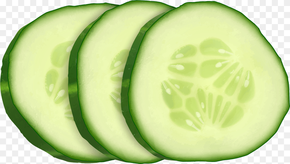 Vector Freeuse Cucumber Slice Clipart Clipart Of Cucumber Slices With Background Png Image