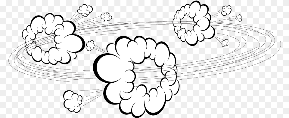 Vector Freeuse Download Explosion Cartoon Cloud Material Dust Drawing, Art, Floral Design, Graphics, Pattern Png