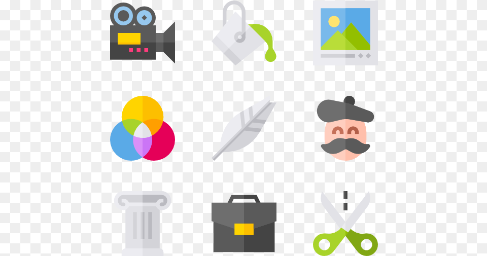 Vector Freeuse Gallery Icon Packs Drawing, Bag, Face, Head, Person Png