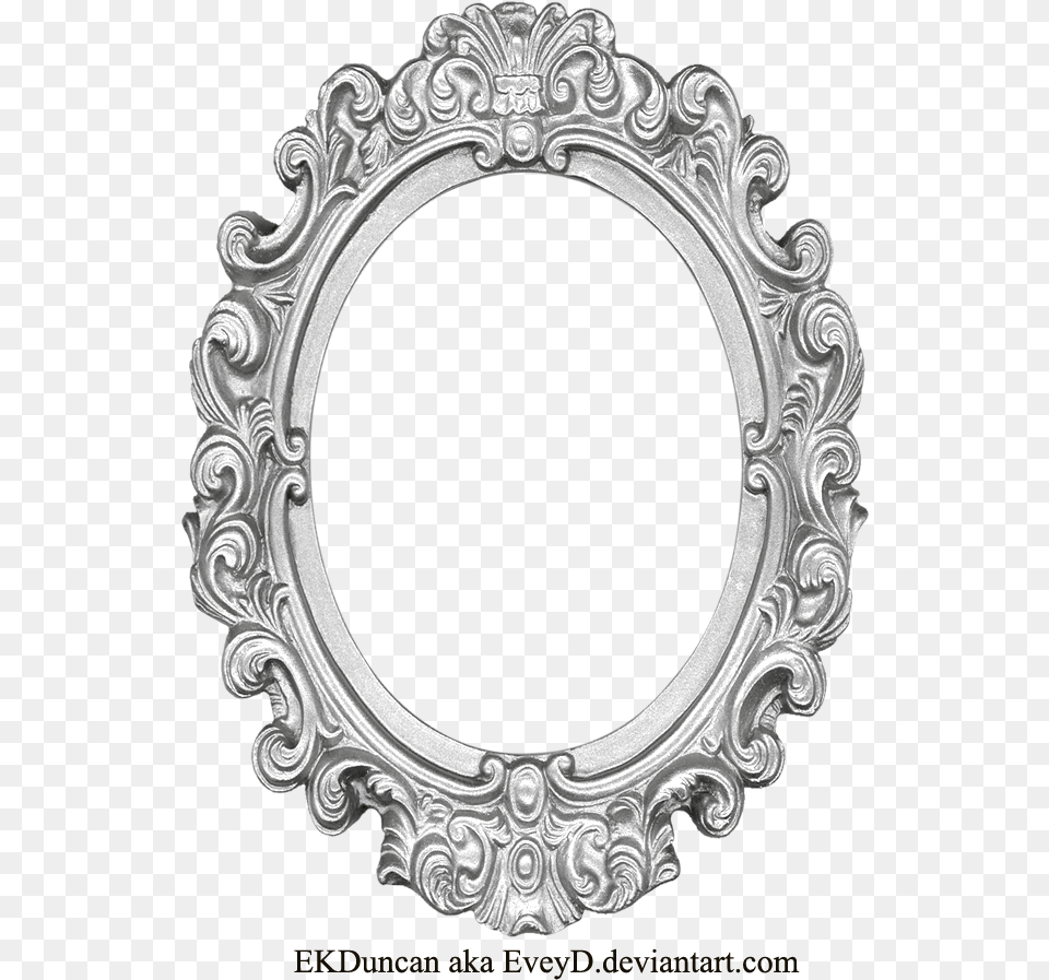 Vector Freeuse Library Cameo Drawing Ornate Frame Gold Mirror Frame, Photography, Oval, Crib, Furniture Png Image