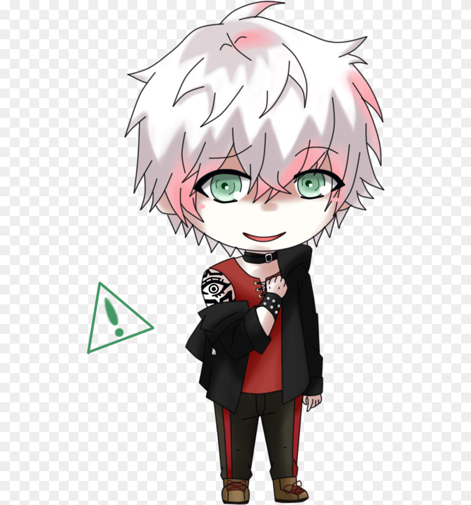 Vector Freeuse Stock Chibi Unknown By Shiemi Unknown Mystic Messenger Saeran, Publication, Book, Comics, Adult Free Png Download