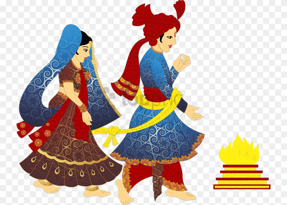 Vector Freeuse Stock Indian Wedding Color The Best Indian Wedding Clipart, Person, Dancing, Leisure Activities, Adult Free Png Download