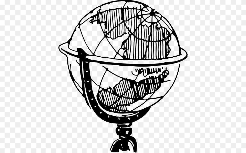 Vector Globe Clip Art World History Clip Art Black And White, Astronomy, Outer Space, Planet, Clothing Free Png Download