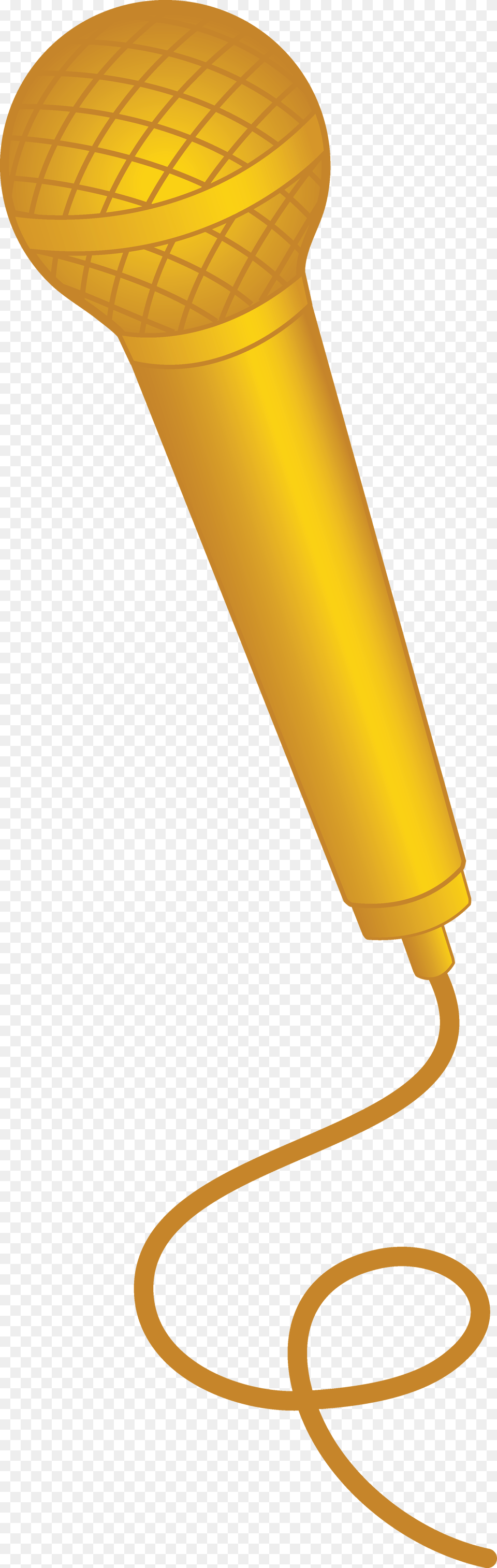 Vector Gold Color Gold Microphone Clip Art, Electrical Device, Appliance, Blow Dryer, Device Png