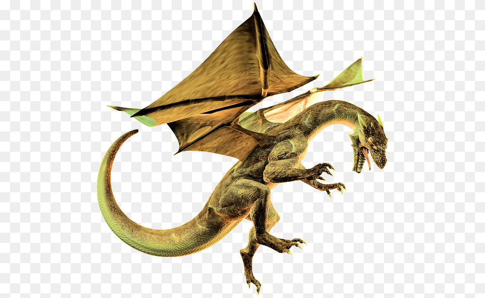 Vector Gold Dragon Harry Potter Dragon, Animal, Dinosaur, Reptile Free Transparent Png