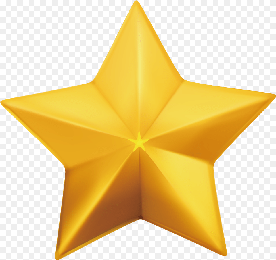 Vector Gold Five Vector Star Icon, Star Symbol, Symbol, Animal, Fish Free Png Download