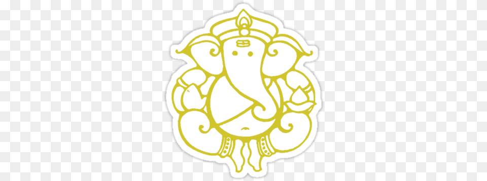 Vector Gold Ganesha Transparent U0026 Clipart Free Download Drawing Line Art Drawing Ganapati, Ammunition, Grenade, Weapon Png Image