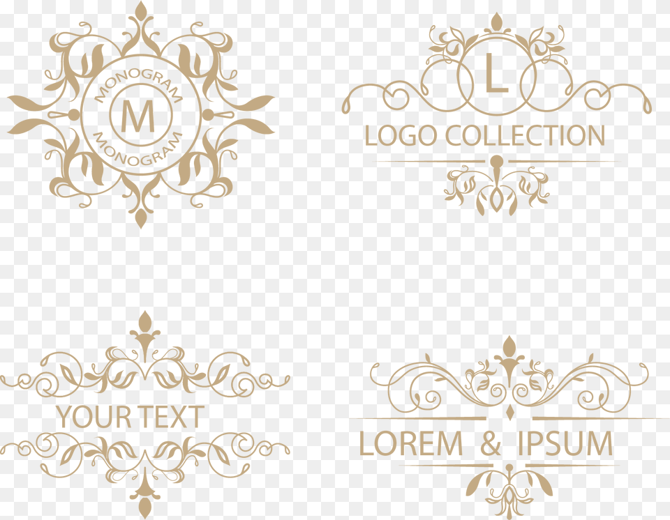 Vector Gold Royal Monogram R, Art, Floral Design, Graphics, Pattern Free Transparent Png