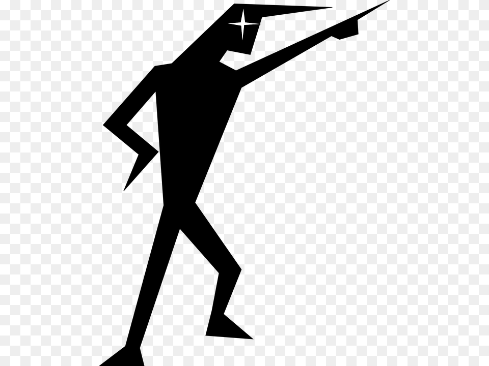 Vector Graphic Stick Figure Pointing, Symbol, Cross Png