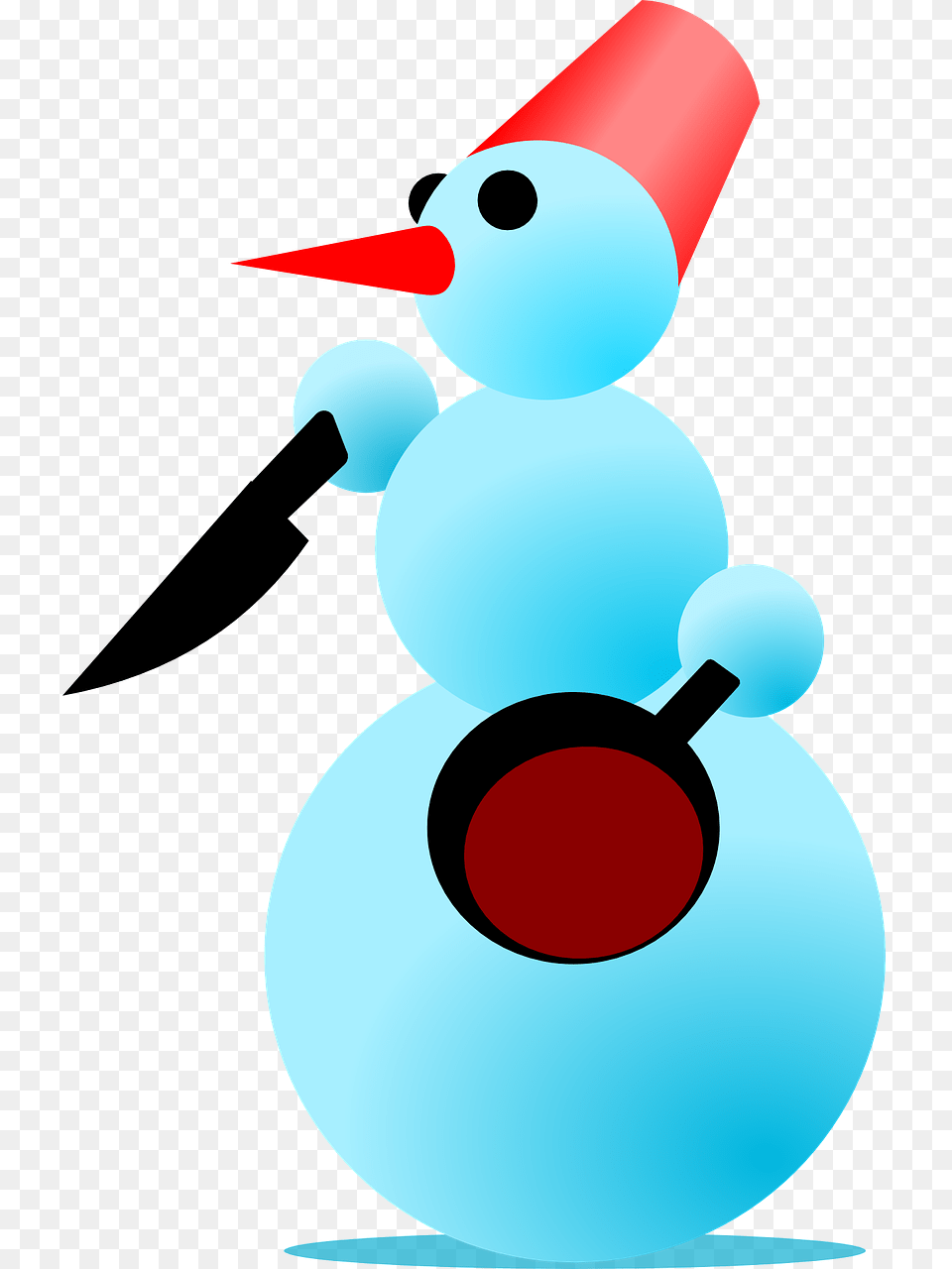 Vector Graphics, Nature, Outdoors, Snow, Snowman Png