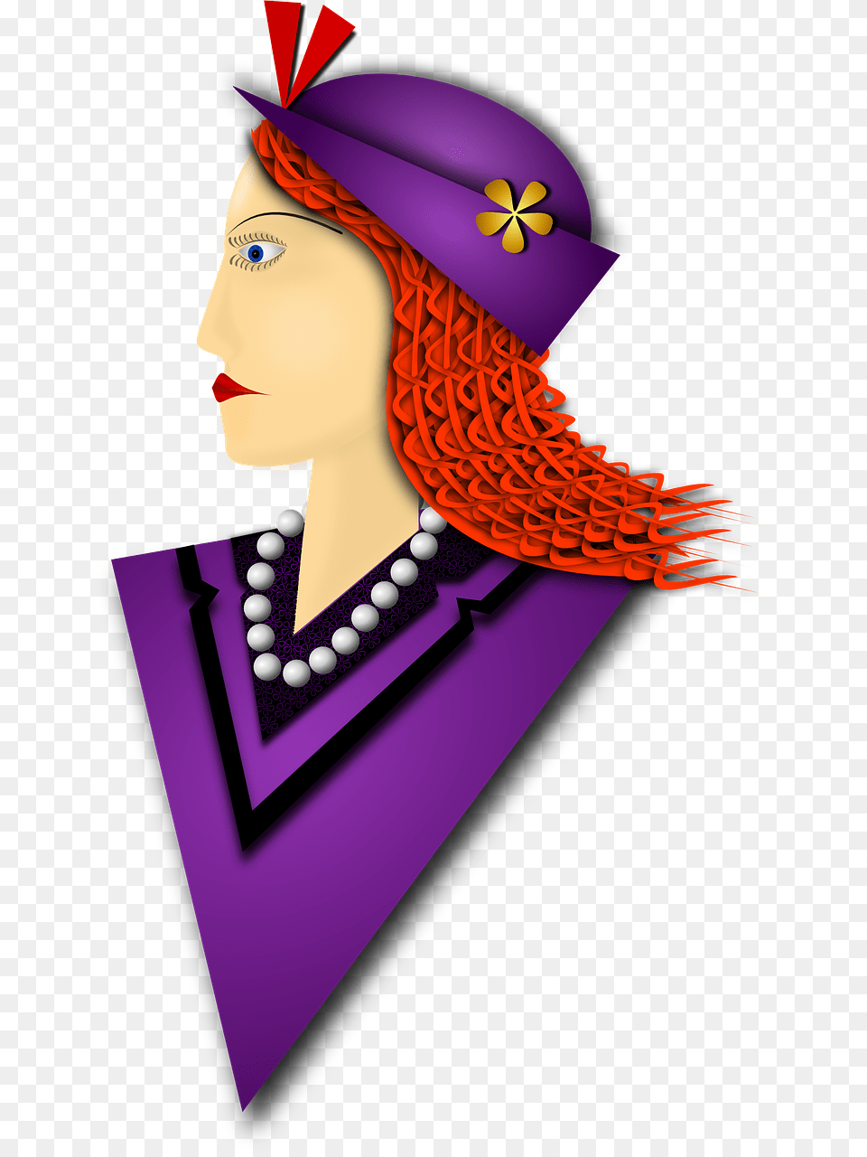 Vector Graphics, Hat, Purple, Person, Clothing Png