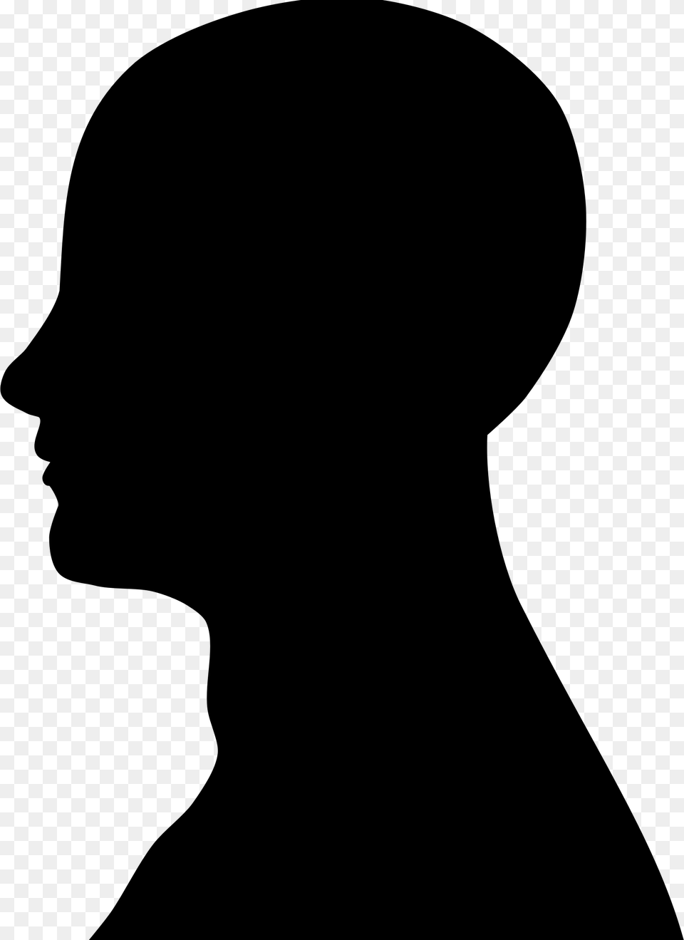 Vector Graphics Clip Art Illustration Silhouette Man Male Head Profile Silhouette, Gray Png