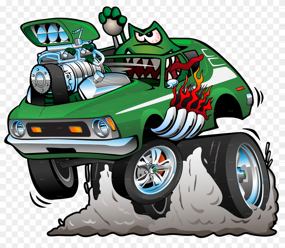 Vector Graphics Download Gremlin Car Cartoon, Buggy, Vehicle, Transportation, Machine Png Image