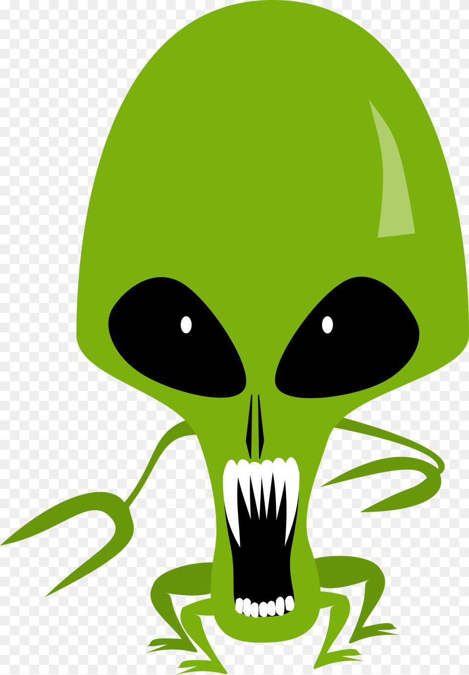 Vector Graphics Extraterrestrial Life Clip Art Image Scary Alien Clipart, Green, Astronomy, Moon, Nature Png