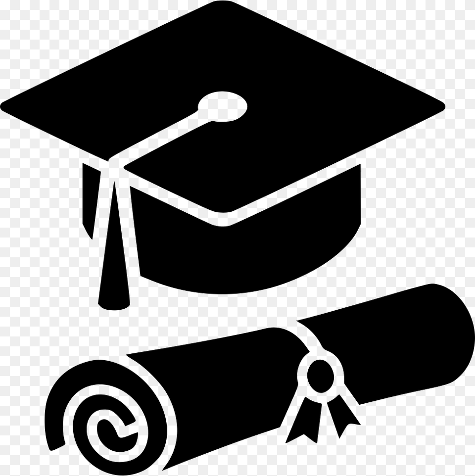 Vector Graphics Graduation Ceremony Computer Icons Graduation Cap And Diploma Icon, People, Person, Stencil, Text Free Transparent Png