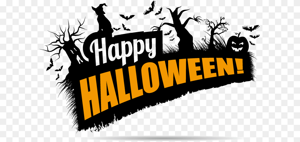 Vector Graphics Halloween Image Happy Halloween Vector, People, Person, Text Free Png