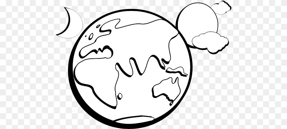 Vector Graphics Of Abstract Earth Drawing With Surrounding Creation Story Clip Art, Astronomy, Outer Space, Planet, Globe Png Image