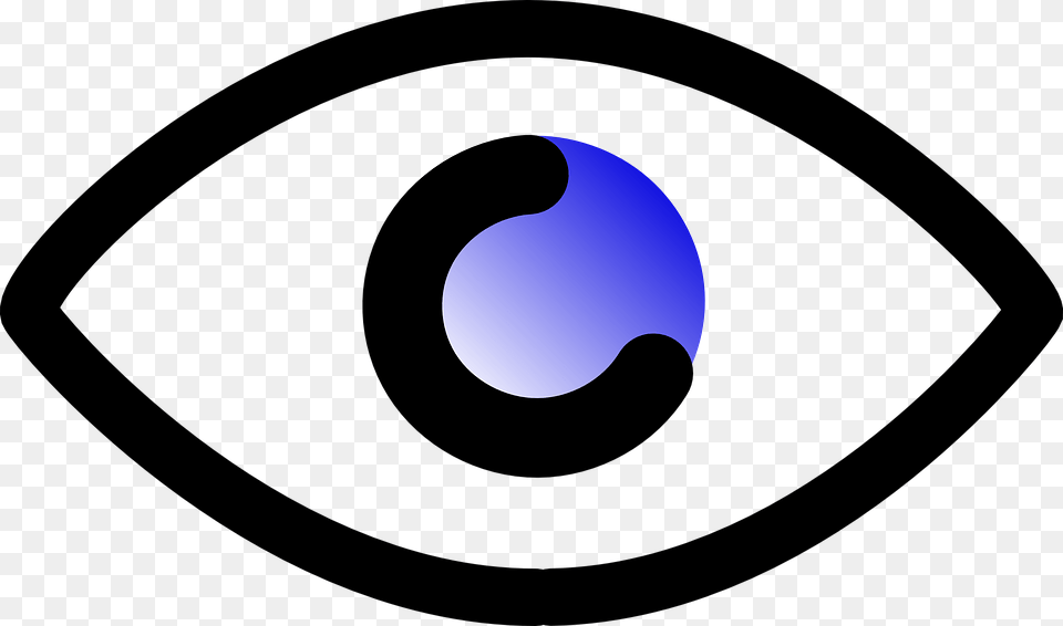 Vector Graphics Of Blue Eye Symbol Eye Outline, Logo, Nature, Night, Outdoors Free Transparent Png