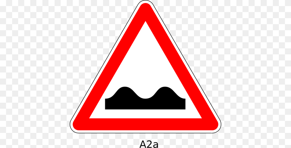 Vector Graphics Of Bumpy Road Triangular Road Sign, Symbol, Road Sign, Triangle Free Transparent Png