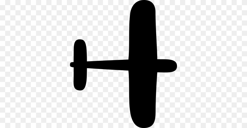 Vector Graphics Of Generic Plane Silhouette, Gray Free Png