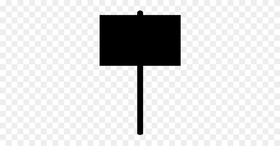 Vector Graphics Of Protest Sign, Gray Png Image