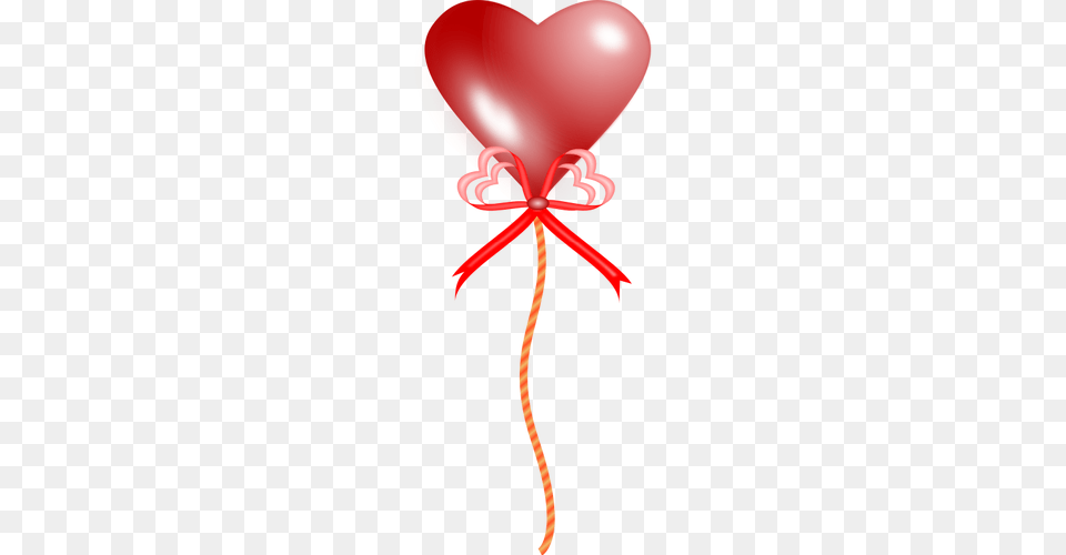 Vector Graphics Of Red Heart Shaped Balloon, Clothing, Hat Png Image