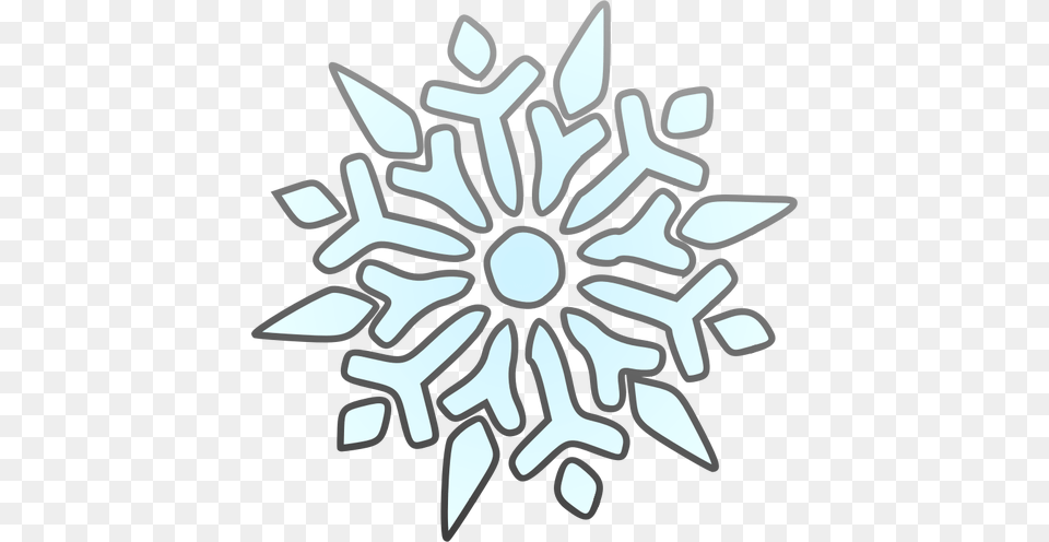Vector Graphics Of Segmented Snowflake, Nature, Outdoors, Snow Png