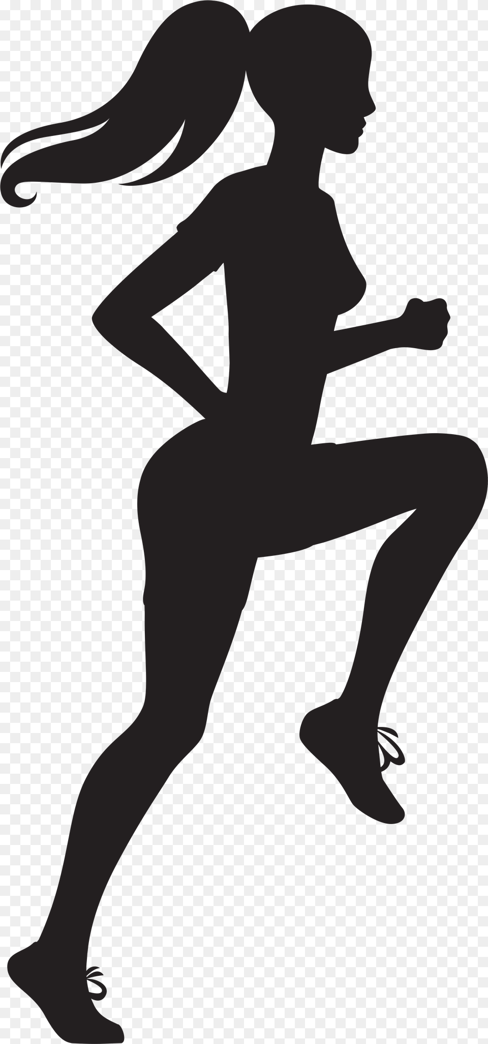 Vector Graphics Silhouette Woman Illustration Clip Running Woman Silhouette, Person, Dancing, Leisure Activities, Face Png