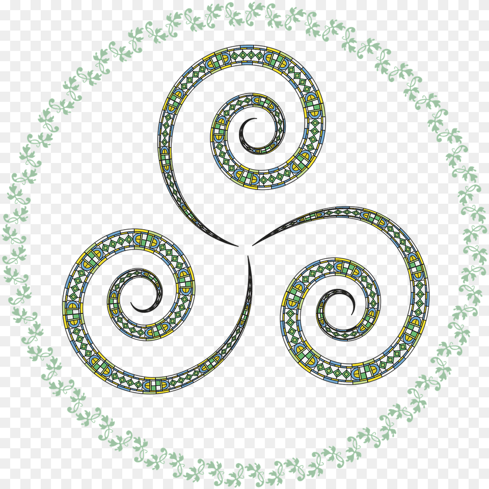 Vector Graphics Triskelion, Pattern, Spiral, Art, Floral Design Free Transparent Png