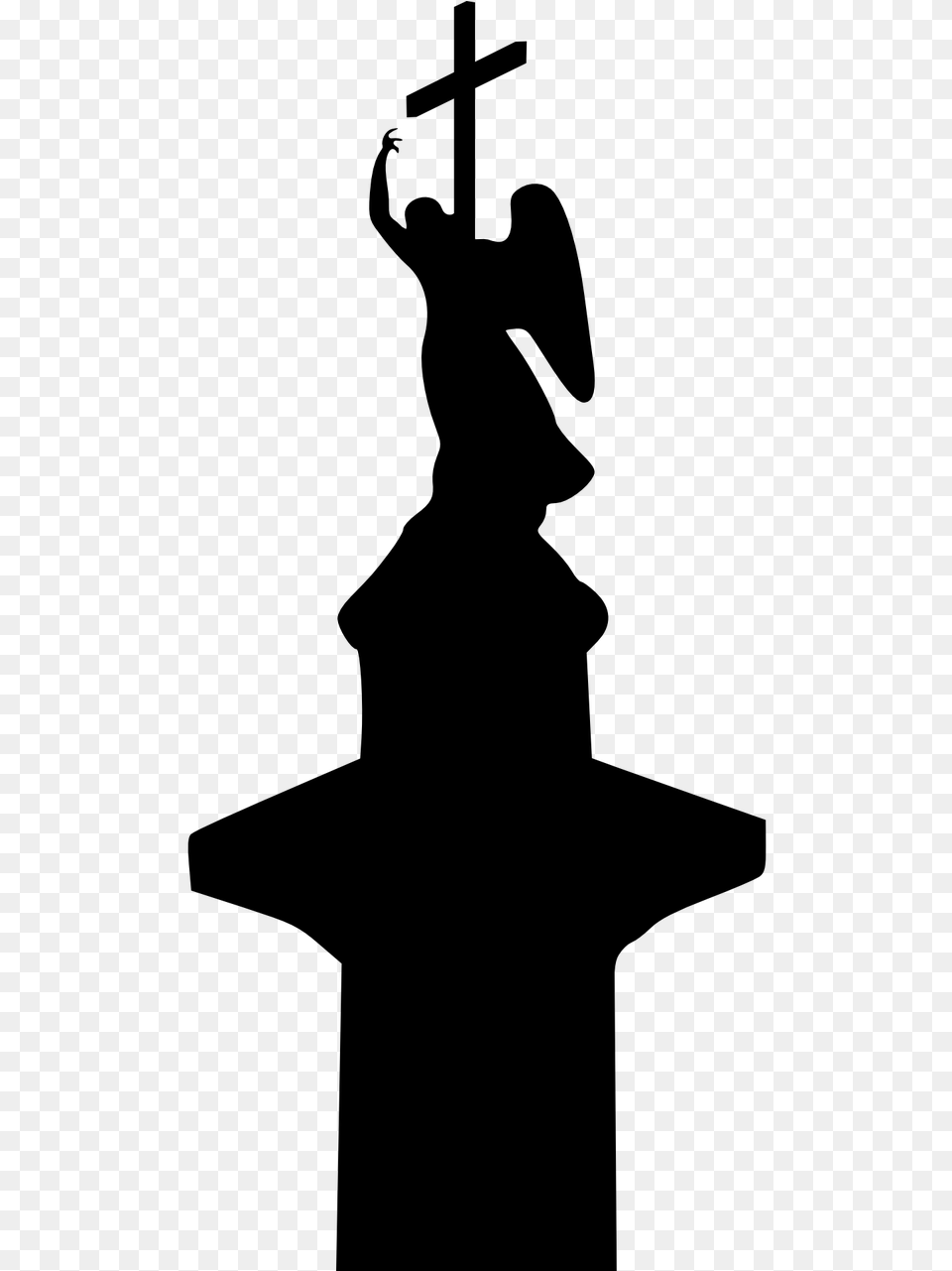 Vector Graphicsfree Pictures St Petersburg Angel Statue, Gray Png Image