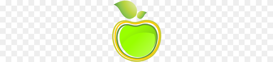 Vector Green Apple Line Art Logo Food, Fruit, Produce, Plant Free Png Download