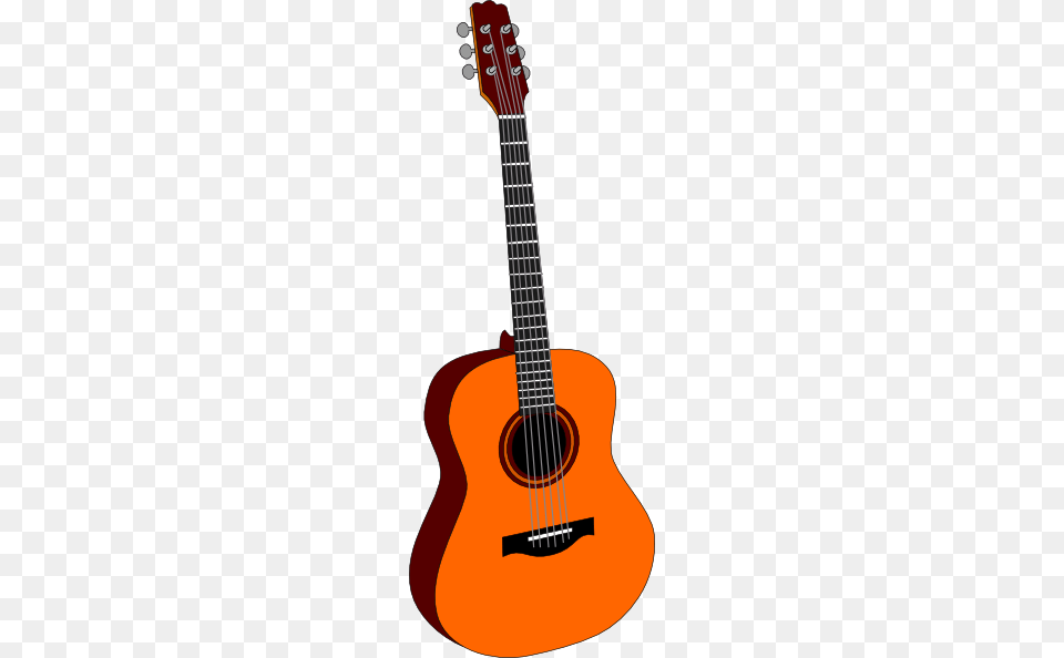 Vector Guitar Colored Clip Art Acoustic Guitar Clipart Transparent, Bass Guitar, Musical Instrument Free Png