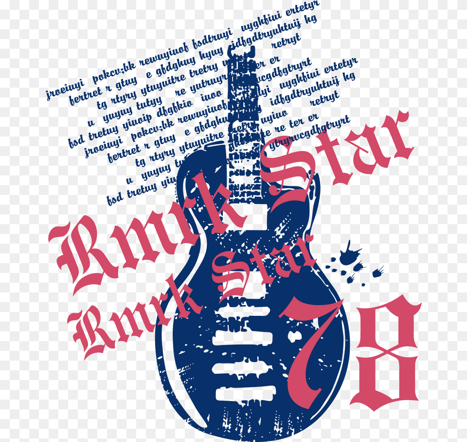 Vector Guitar Printing Creative Hd Clipart Poster, Musical Instrument Free Png Download