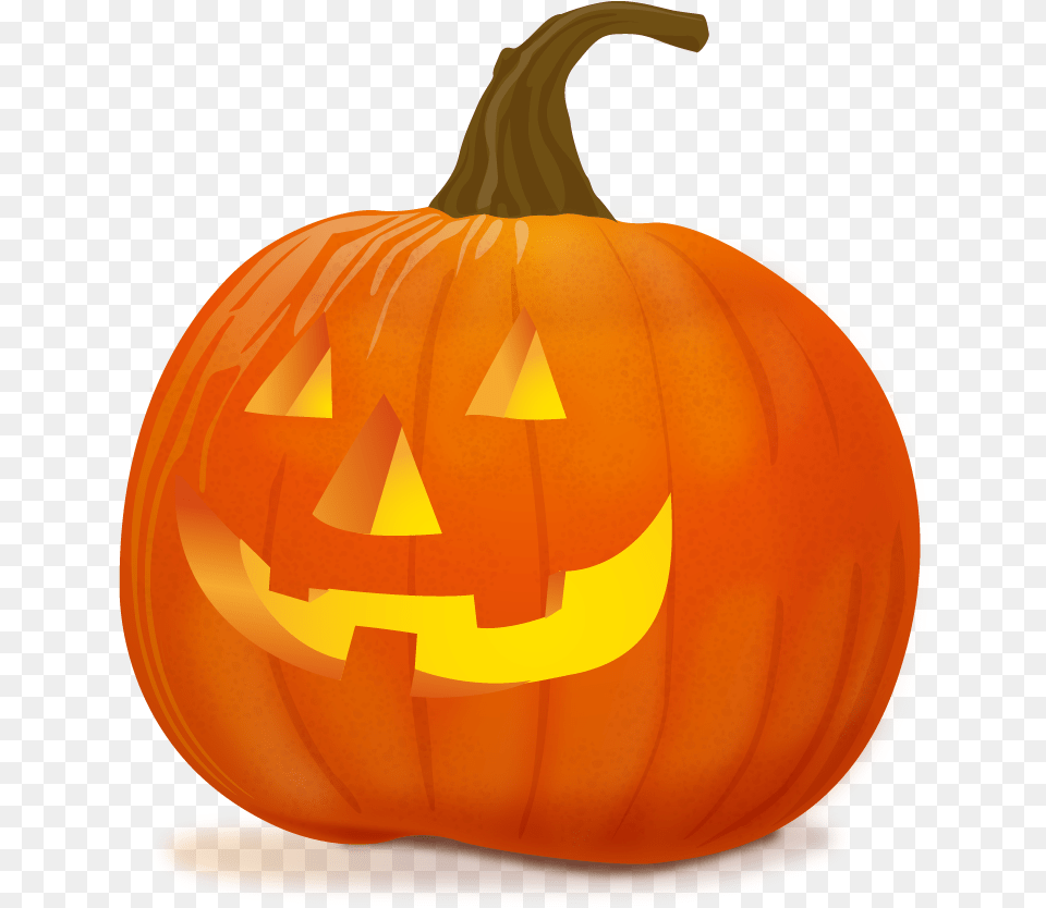 Vector Halloween Pumpkin, Food, Plant, Produce, Vegetable Free Png