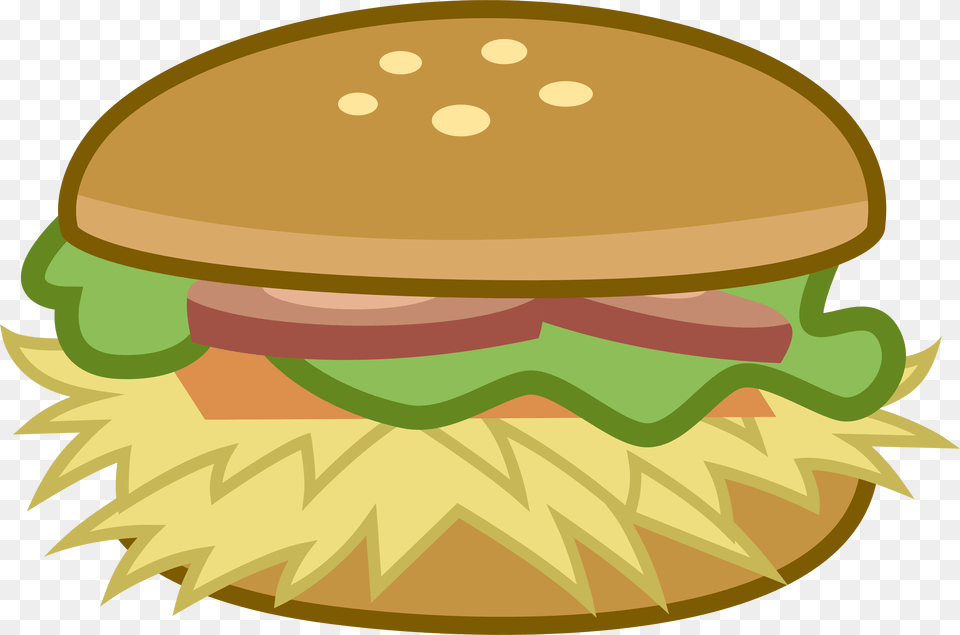 Vector Hamburger Background Cartoon Food No Background, Burger, Hot Tub, Tub Free Transparent Png
