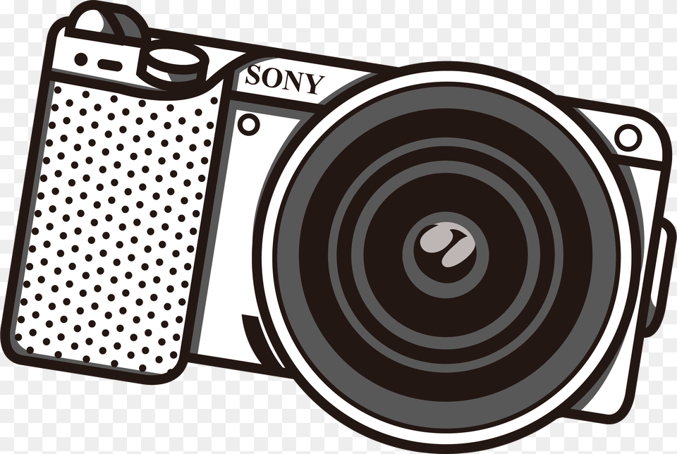 Vector Hand Drawing Camera Camera Vector Sony, Electronics, Digital Camera Png