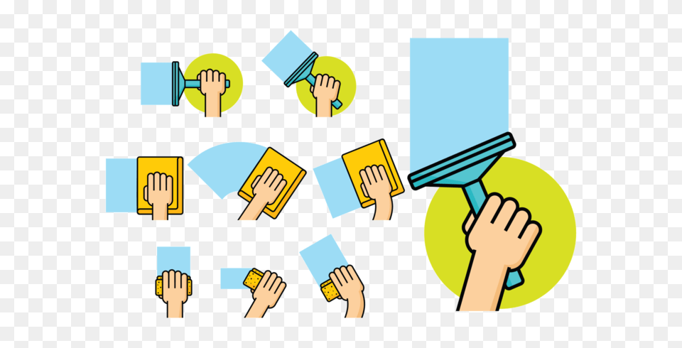 Vector Hand Wipe Icon, People, Person, Graduation, Cleaning Free Transparent Png