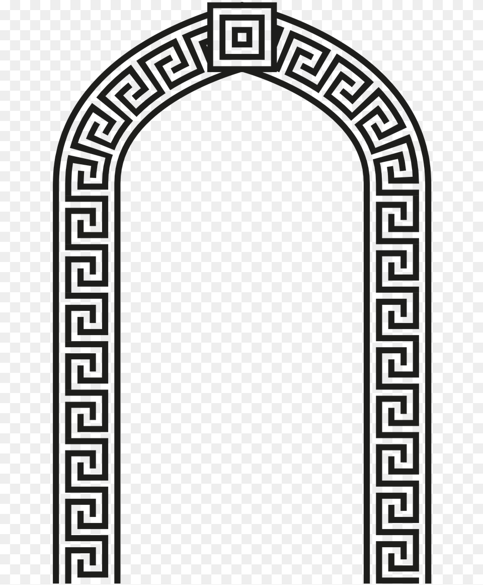 Vector Hercules Photo Greek Pattern Circle, Arch, Architecture, Home Decor, Scoreboard Free Png Download