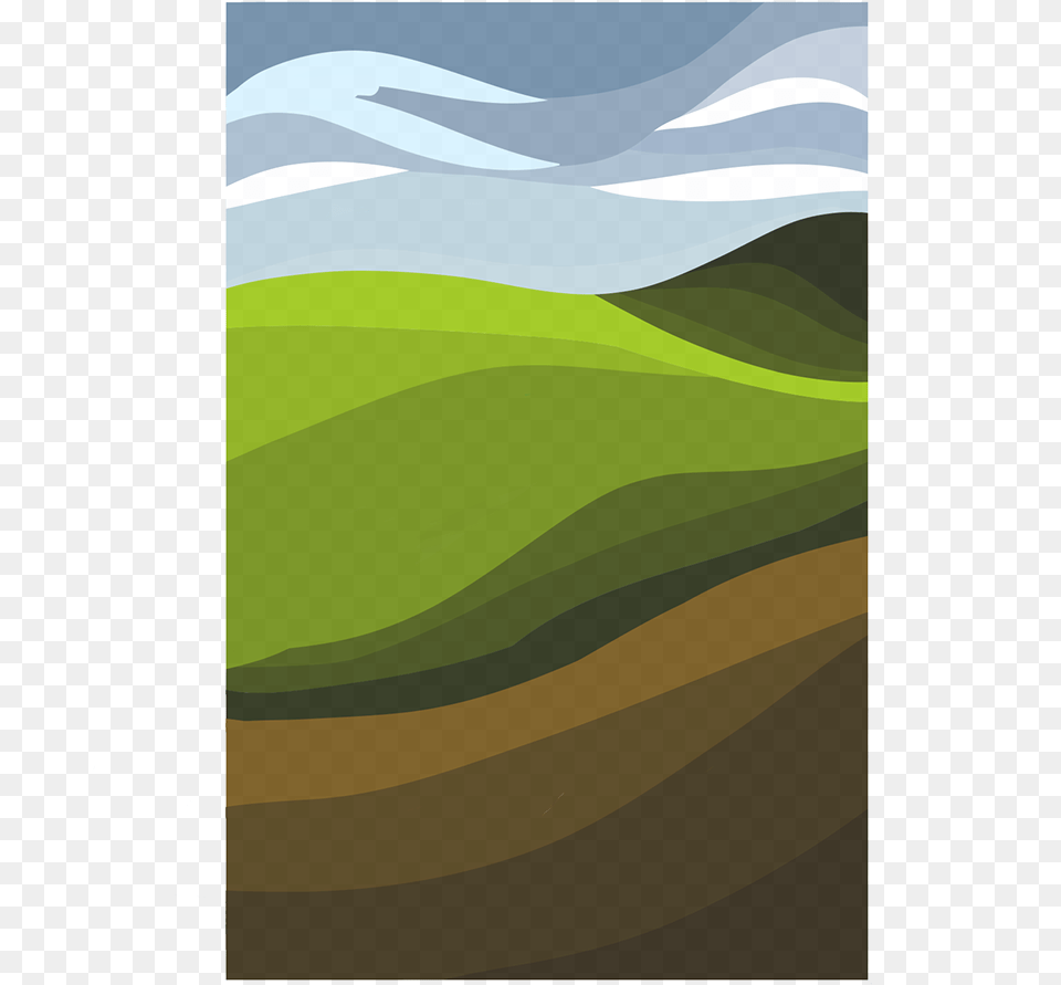 Vector Hills Green Sky Mountain, Art, Outdoors, Nature, Graphics Png Image