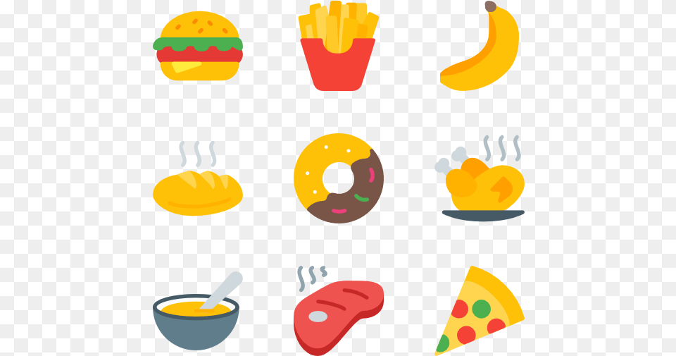 Vector Icon Food, Banana, Fruit, Plant, Produce Png Image