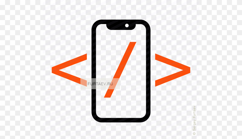 Vector Icon Of Apple Iphone X With Code Symbols On Icon, Mobile Phone, Electronics, Phone, Bow Png
