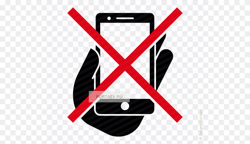 Vector Icon Of Crossed Out Smartphone In Hand Crossed Out Phone Icon, Electronics, Mobile Phone, Bag, Dynamite Png Image