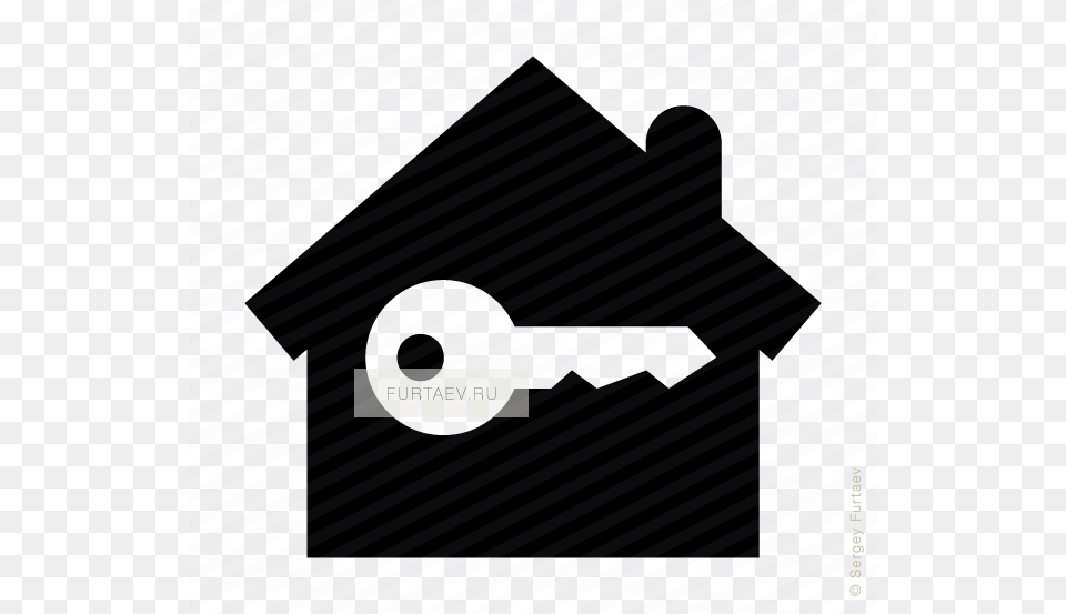 Vector Icon Of Key Over House Hospital Icon Vector No Background, Bag, Firearm, Weapon Free Png Download