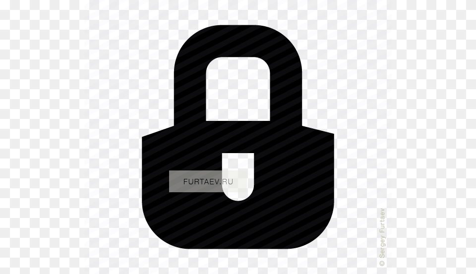 Vector Icon Of Padlock Label Png Image